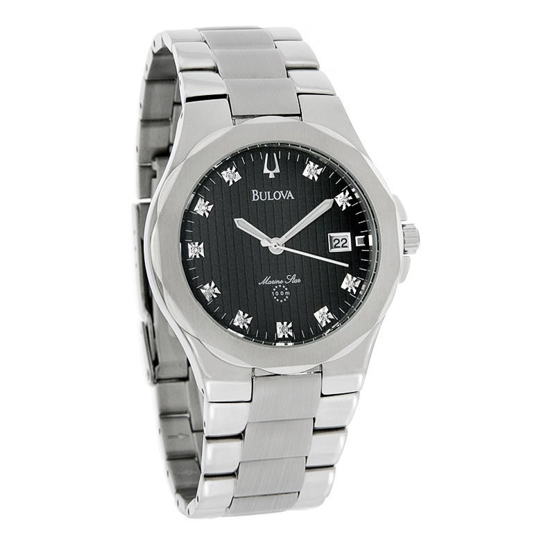 bulova men's 96d14 marine star watch
