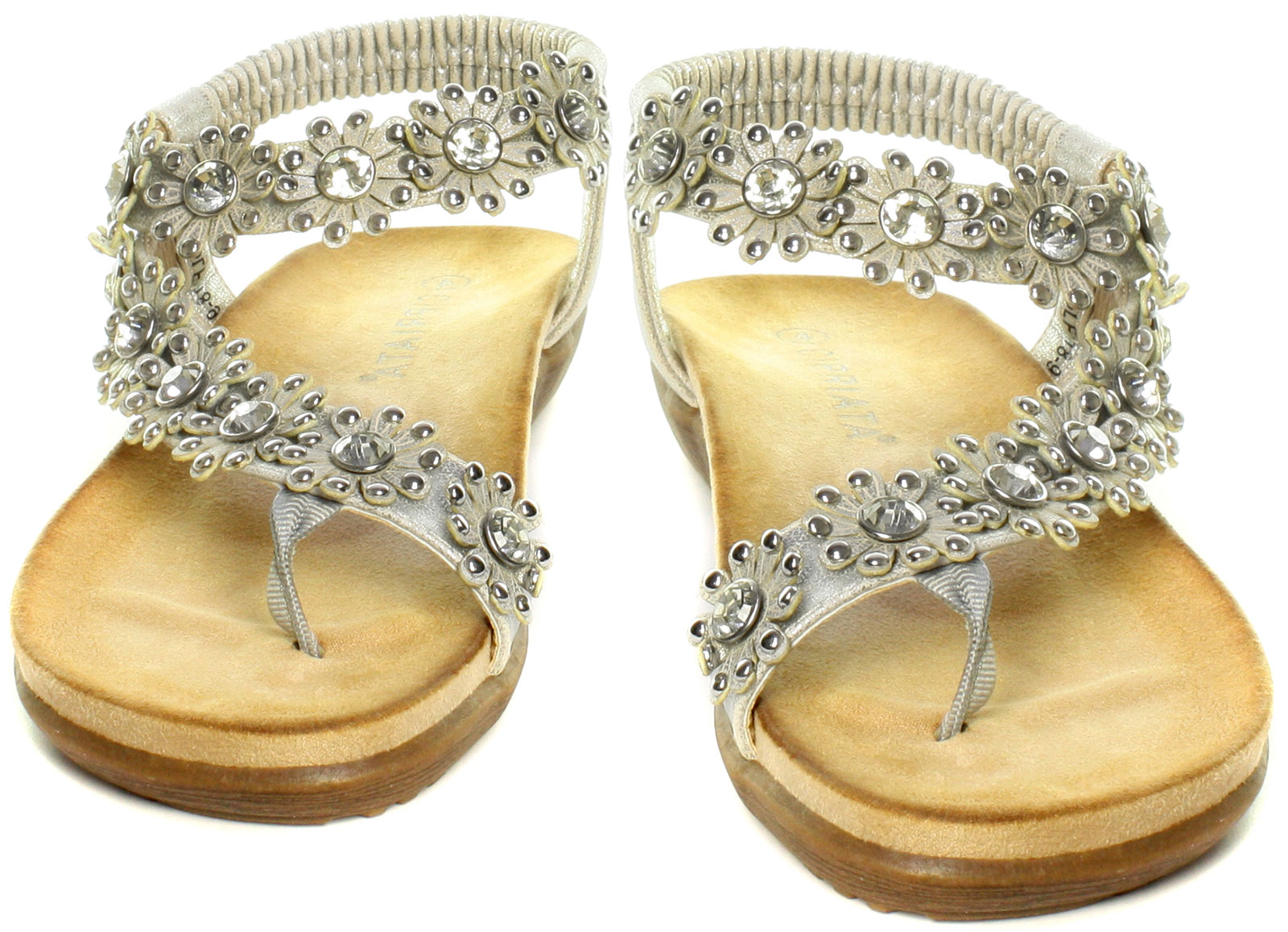 New Cipriata Salva Womens Toe Post Sling Back Sandals ALL SIZES AND COLOURS