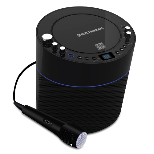 Electrohome EAKAR300 Karaoke CD+G Player Speaker System with MP3 and 2 Microphone Inputs Electrohome EAKAR300 Karaoke CD+G Player Speaker System with MP3 and 2 Microphone Inputs