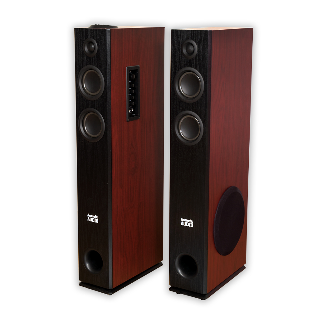 Acoustic Audio TSi500 Bluetooth Powered Floorstanding Tower Home