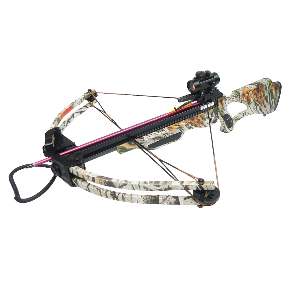 175 lb Black / Camo Compound Crossbow Bow +Red Dot Scope +All Accessories 150 80 eBay