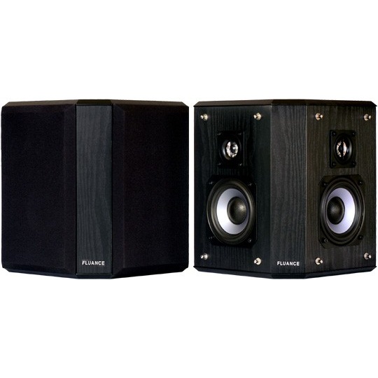 Fluance AVBP2 Bipolar Surround Sound Satellite Speakers