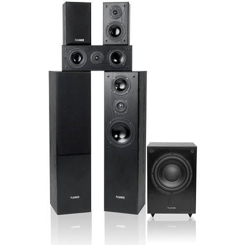 Fluance AV Series 5.1 Surround Sound Home Theater Speaker System with DB150 Powered Subwoofer Fluance AV Series 5.1 Surround Sound Home Theater Speaker System with DB150 Powered Subwoofer