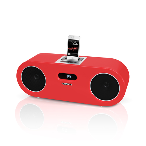 Fluance FiSDK500 Two-way High Performance Wood Speaker Dock Music System for iPod/iPhone (RED) Fluance FiSDK500 Two-way High Performance Wood Speaker Dock Music System for iPod/iPhone (RED)