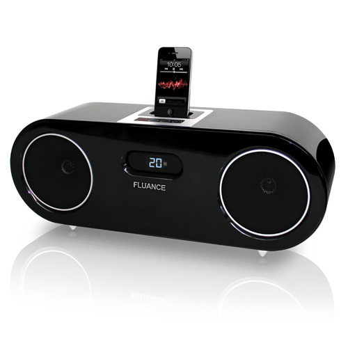 Fluance FiSDK500 Two-way High Performance Wood Speaker Dock Music System for iPod/iPhone Fluance FiSDK500 Two-way High Performance Wood Speaker Dock Music System for iPod/iPhone