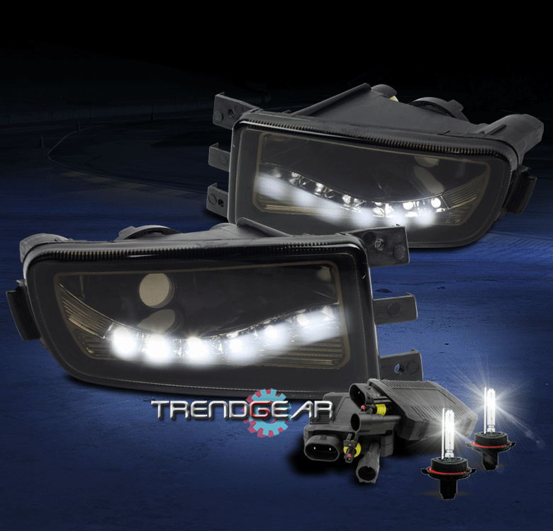 9805 LEXUS GS300 GS400 GS430 BUMPER DRIVING LED FOG LIGHT SMOKE W/8K