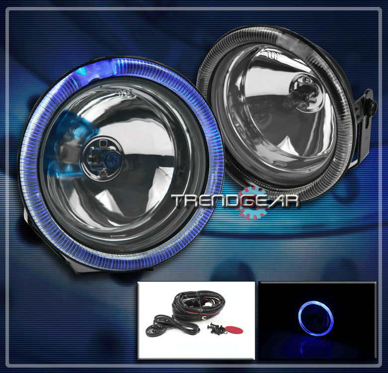 UNIVERSAL FRONT BUMPER HALO DRL FOG LIGHTS LAMP KIT MINI COOPER MIRAGE