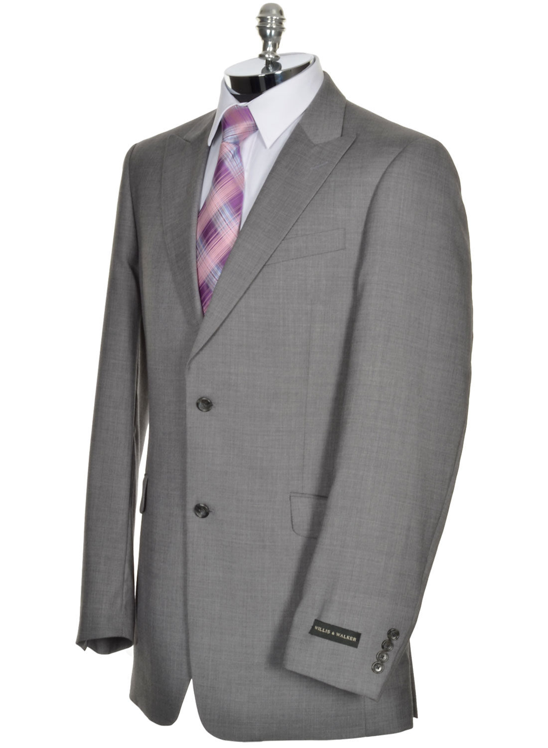 willis walker big tall modern fit mens grey suit 44t willis walker big tall modern fit mens grey suit 44t