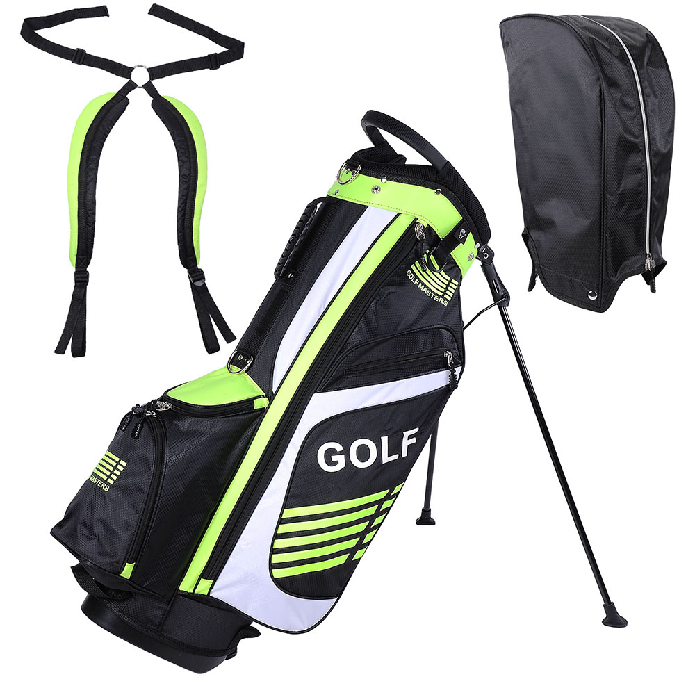 13 Clubs Golf Cart Stand Carry Bag 14 Way Divider Top Organizer Pockets