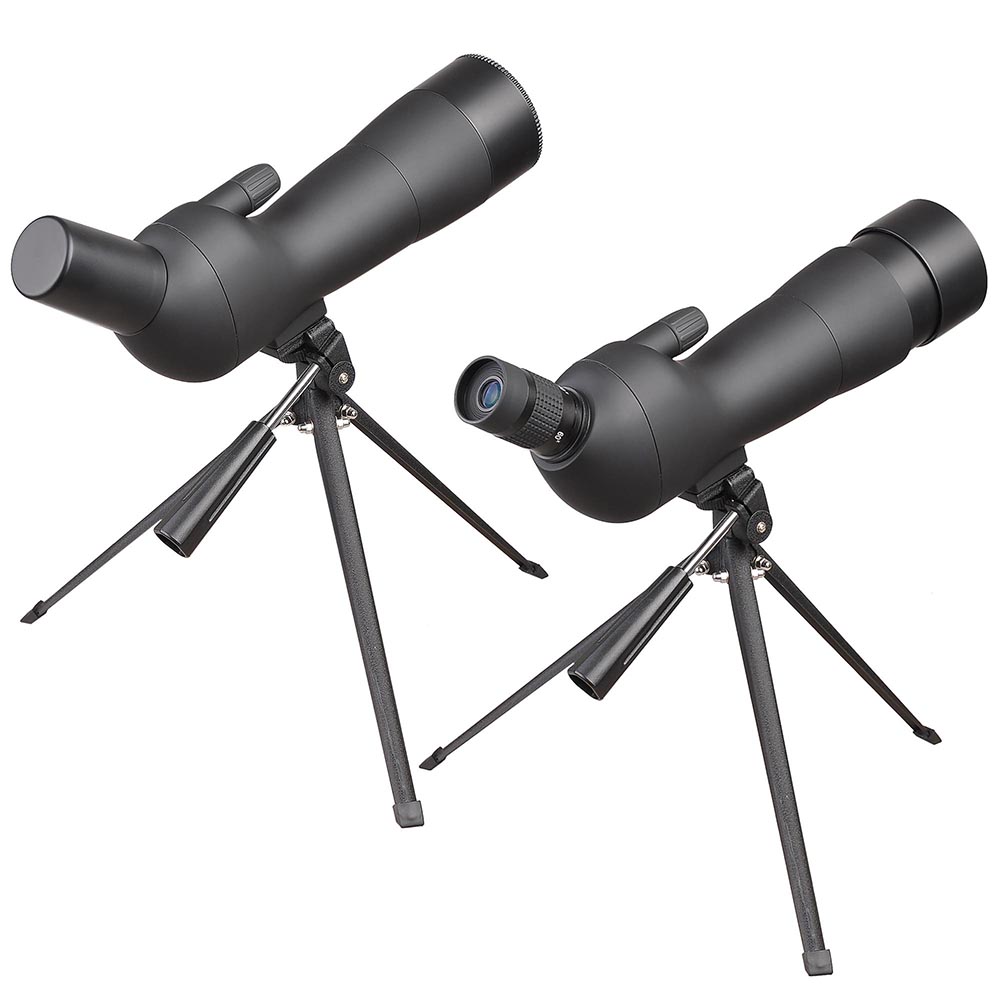 Angled 2060x60mm Zoom Spotting Scope Bird Watching Telescope Monocular