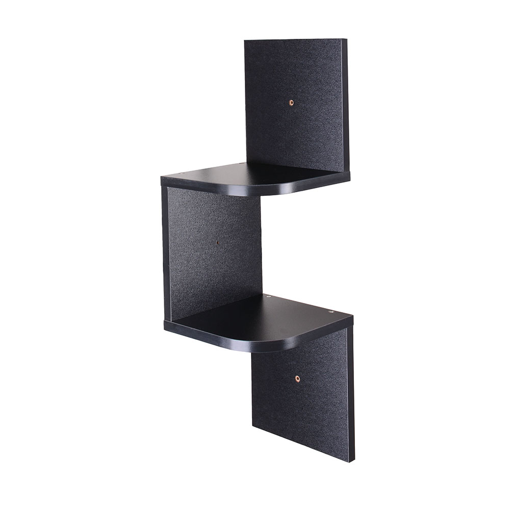 New Tiers Wall Corner Wood Shelf Zig Zag Floating Display Rack - Newtierswallcornerwoodshelfzig new tiers wall corner wood shelf zig zag floating display rack - newtierswallcornerwoodshelfzig