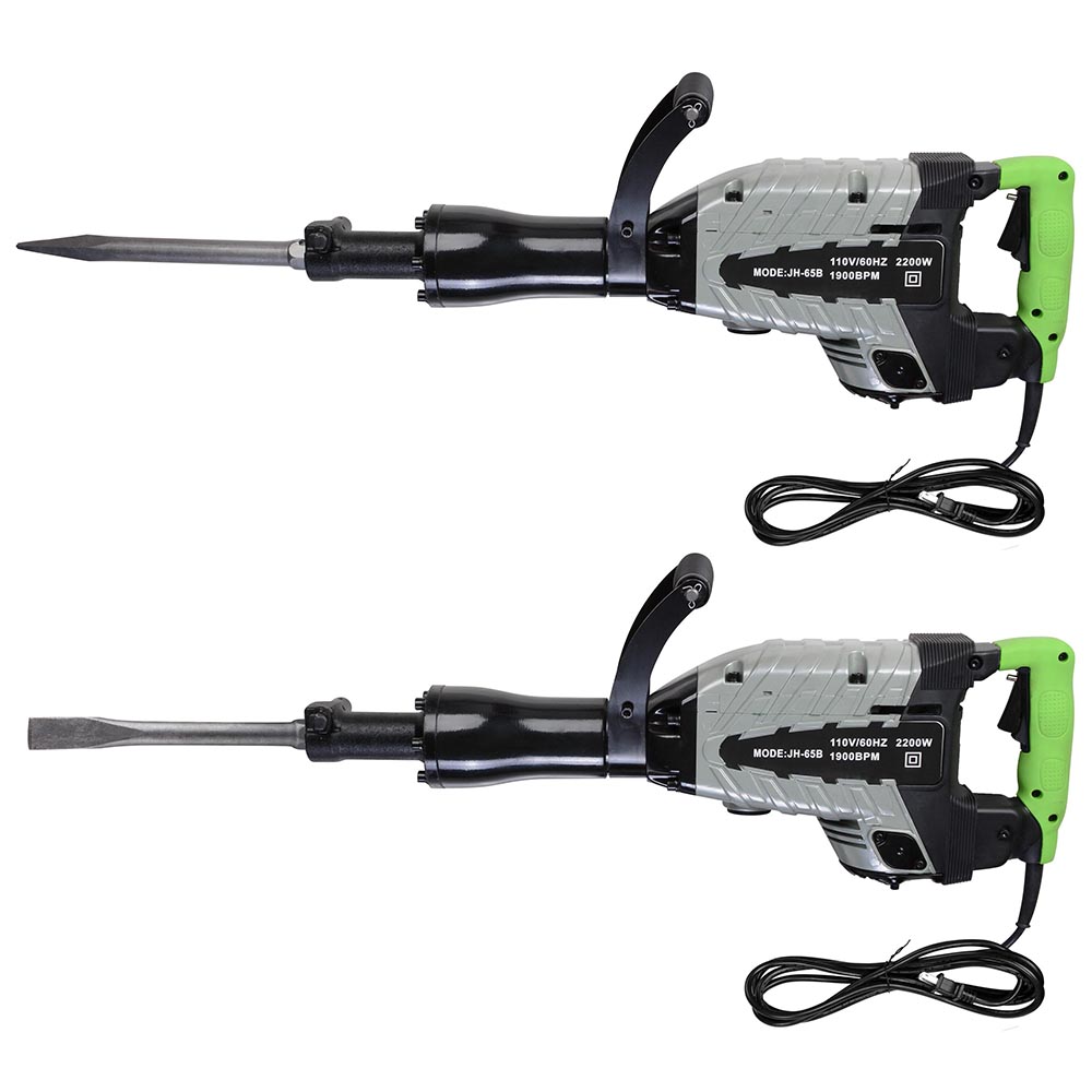 Double Insulated Electric Demolition Jack Hammer Construction Concrete Breaker eBay