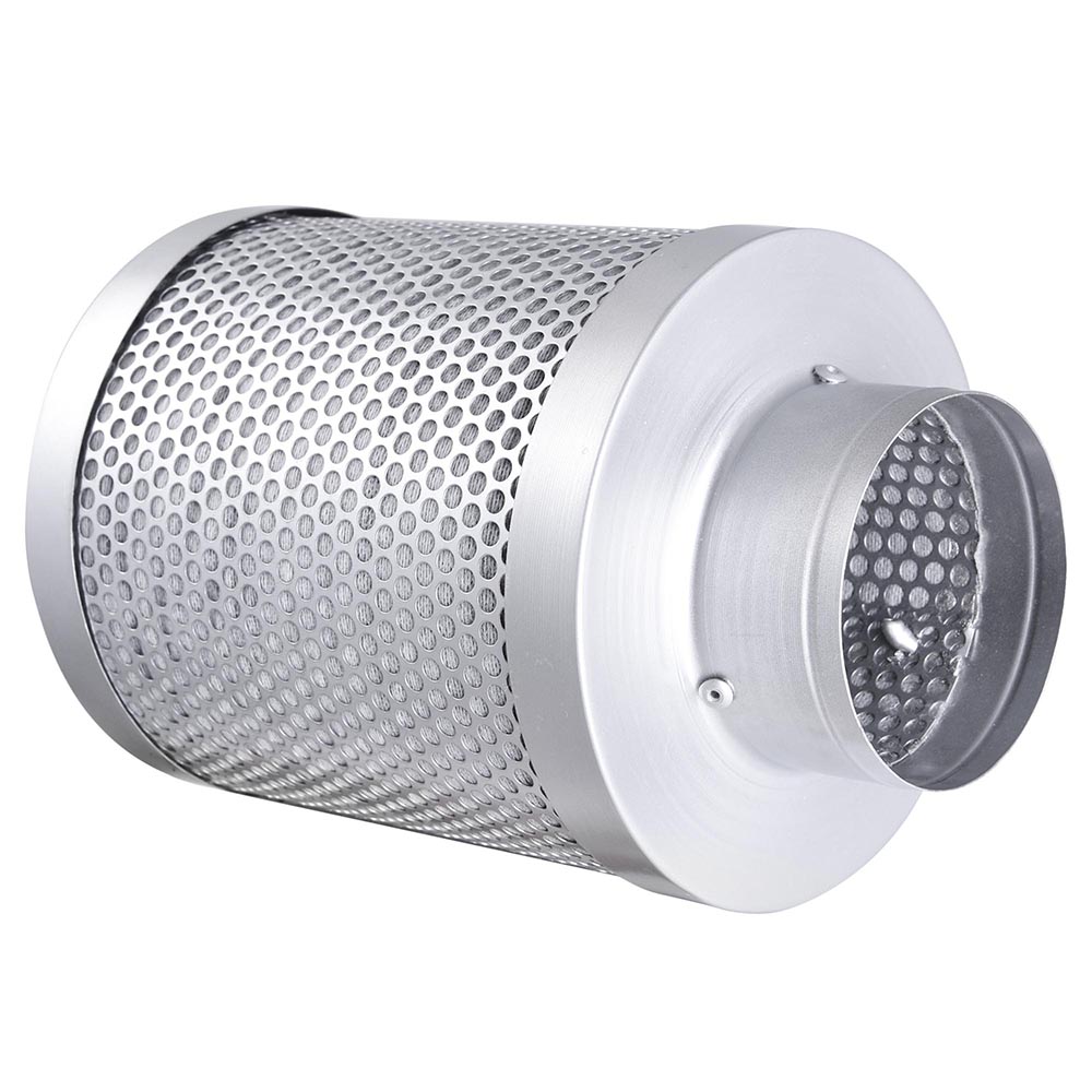 Lot Of 2 Six Inch Inline Carbon Air Filters - 440CFM Activated Charcoal Odor Scrubber