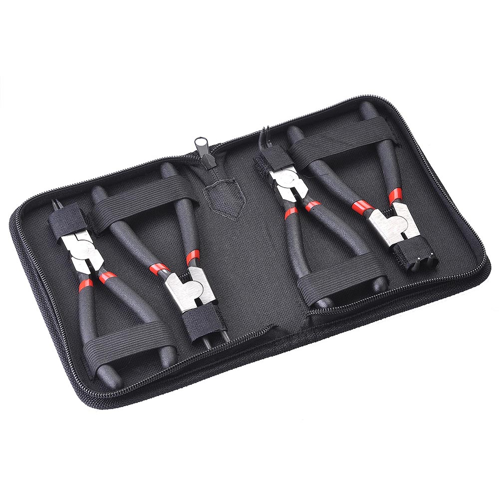 Portable 6" Internal / External Retaining Clips Snap Ring Circlip