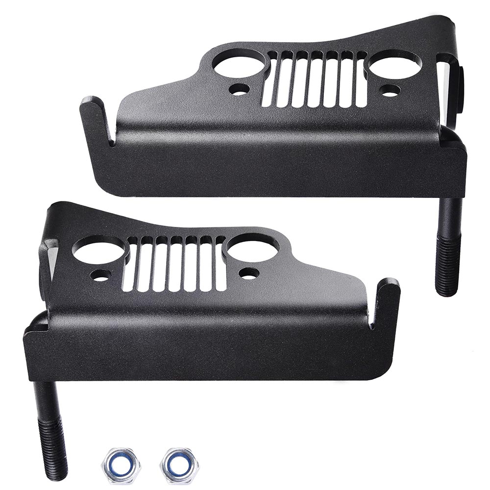 2pcs Exterior Door Hinge Front Foot Peg Rest Pedal 20072016 Jeep
