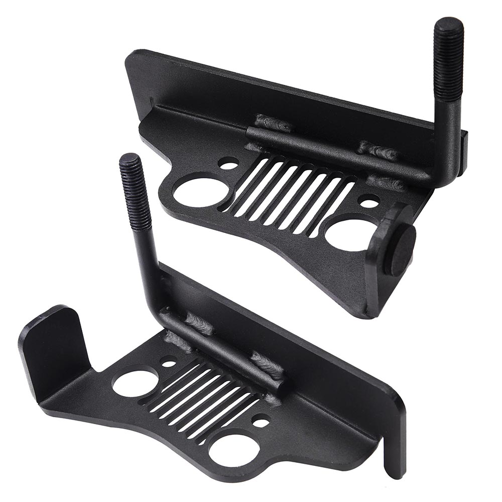 2pcs Exterior Door Hinge Front Foot Peg Rest Pedal 20072016 Jeep