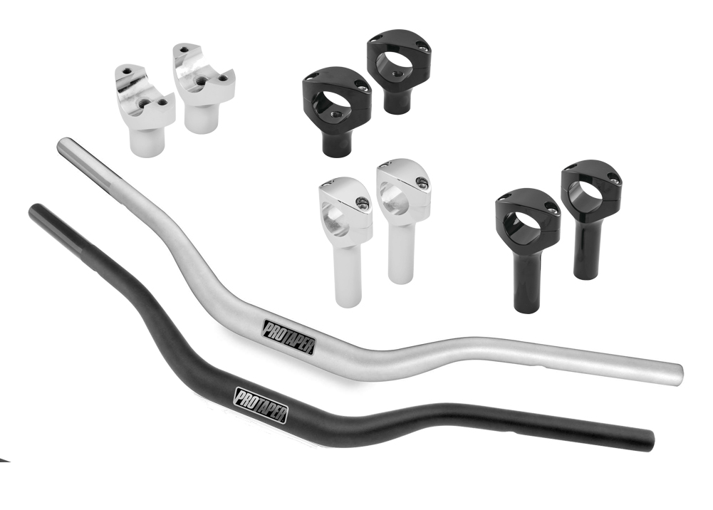 Pro Taper Tracker Outlaw 1 1/2" Handlebars & Big Bore Risers Combo Kit