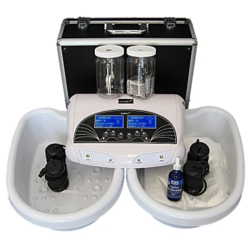 Dual HEAT Ionic Detox Foot Spa Cleanse ALL ACCESSORIES