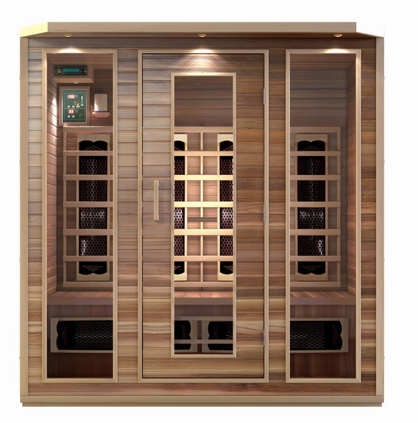 Cedar 4 Person Ceramic Far Infrared Sauna