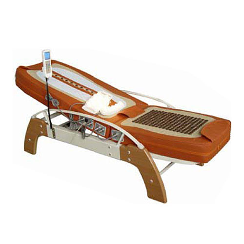Far Infrared Jade Therapy Massage Bed with Electric Tilt and Germanium Stones