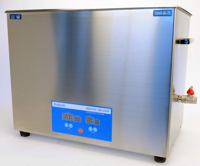 25L Heated Industrial Ultrasonic Cleaner with Drain