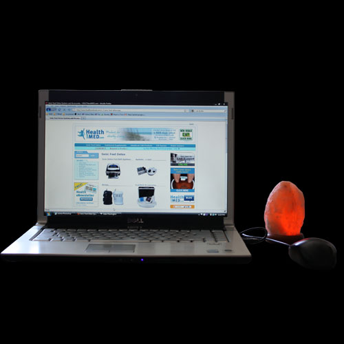 HEALTHandMED.com - USB Himalayan Salt Crystal Lamp