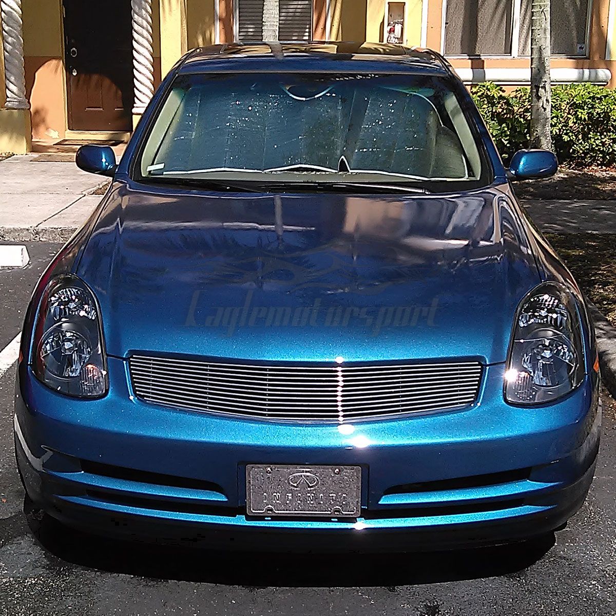 For 2003 2004 Infiniti G35 Sedan Factory Style Black Headlights