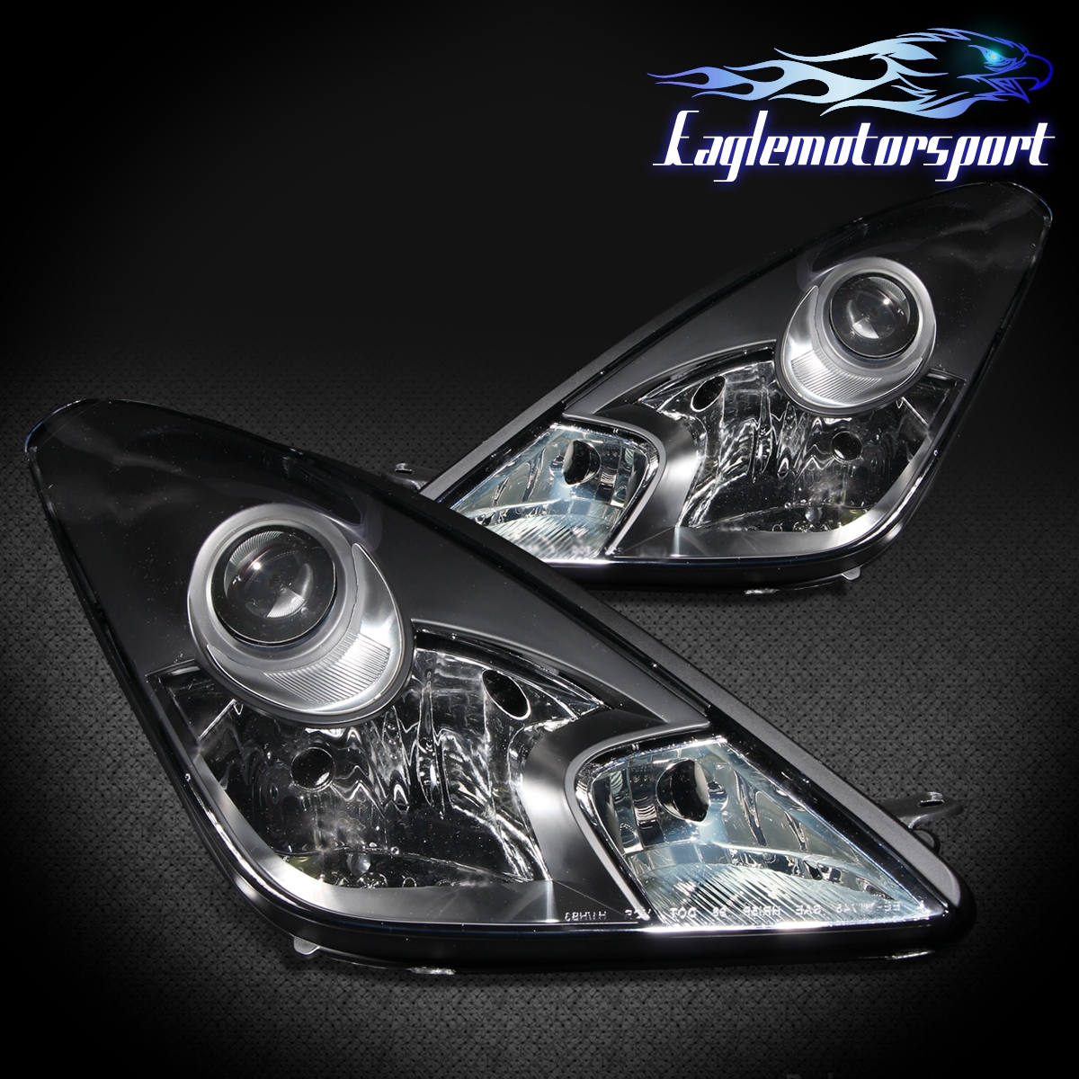 2000 2001 2002 2003 2004 2005 Toyota Celica GT/GTS Black Projector