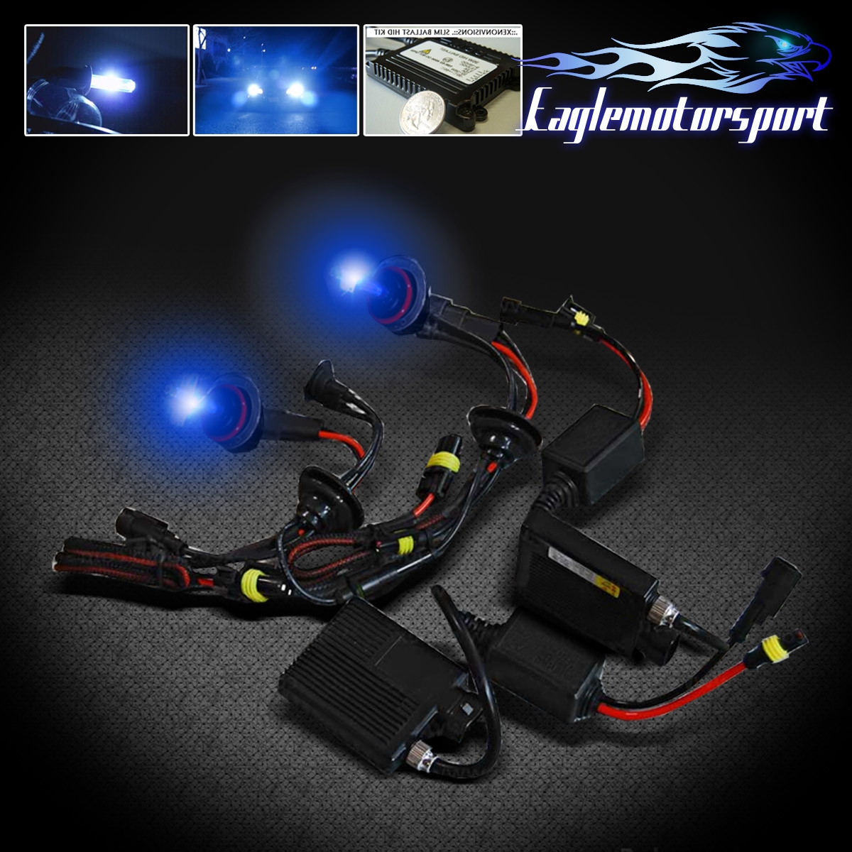 9006/HB4 8000K Xenon Headlight Slim HID Kit Converion US SELLER!!