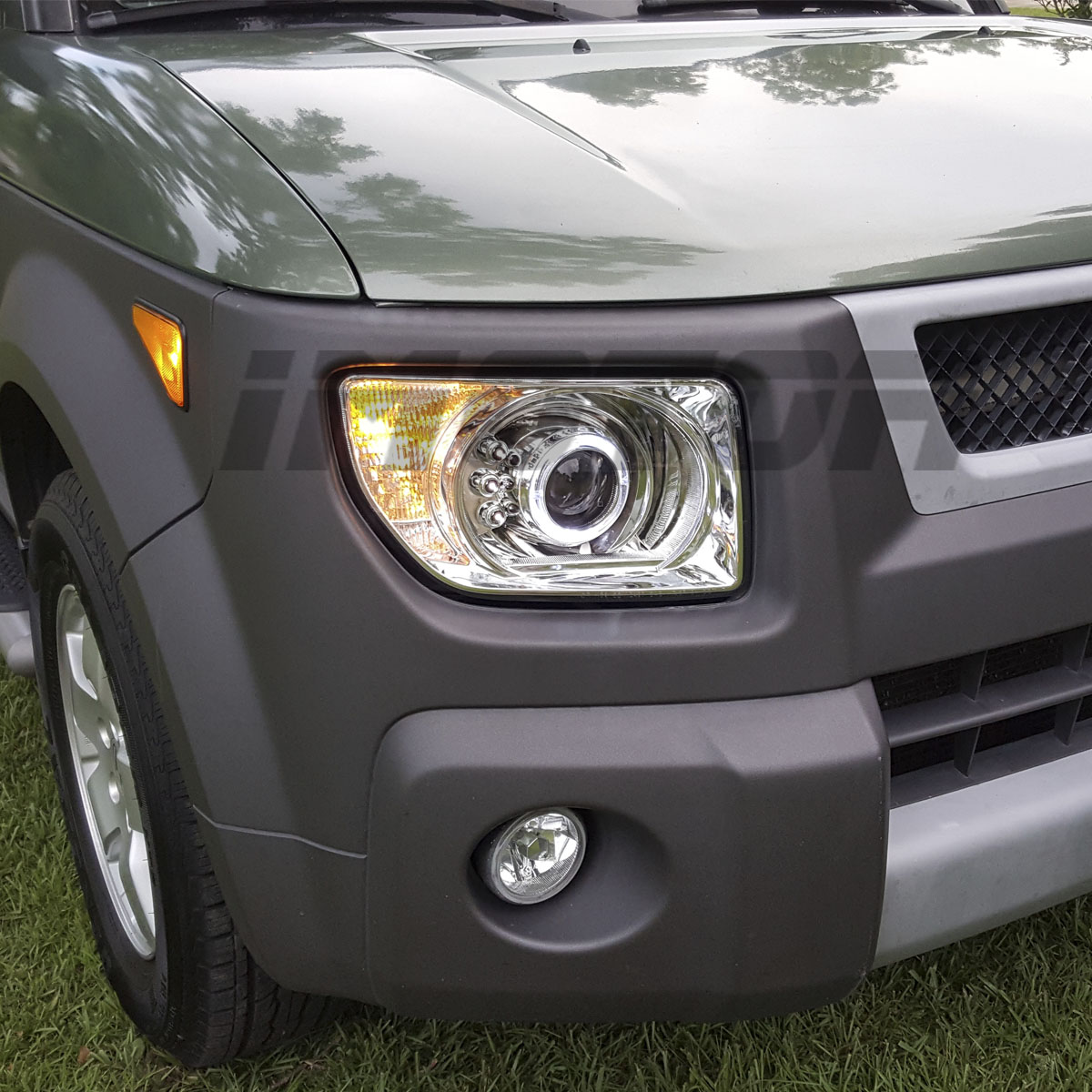 [LED Halo] 2003 2004 2005 2006 2007 2008 Honda Element Projector