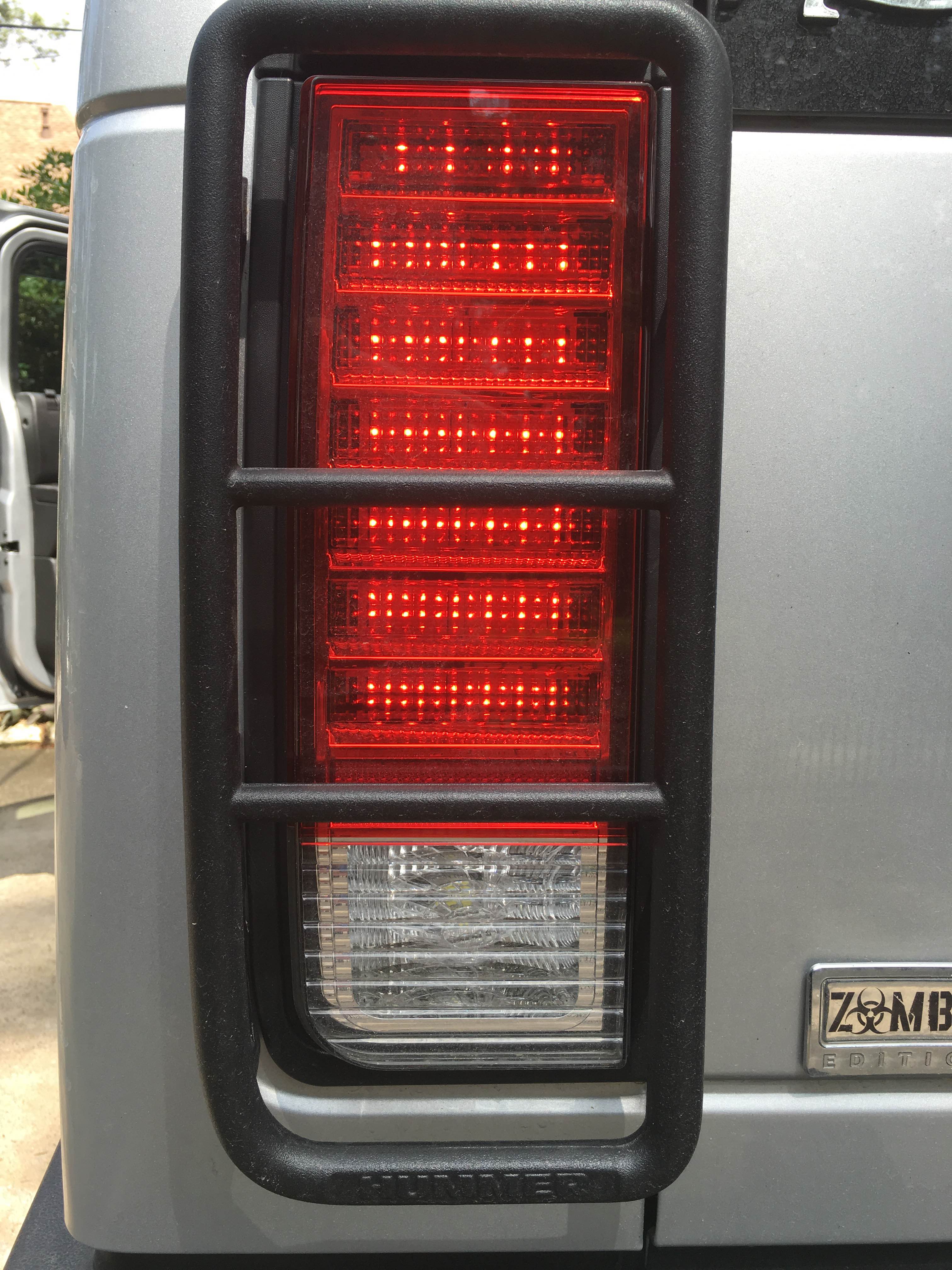 2003 2004 2005 2006 2007 2008 2009 Hummer H2 Red FULL LED Tail Lights