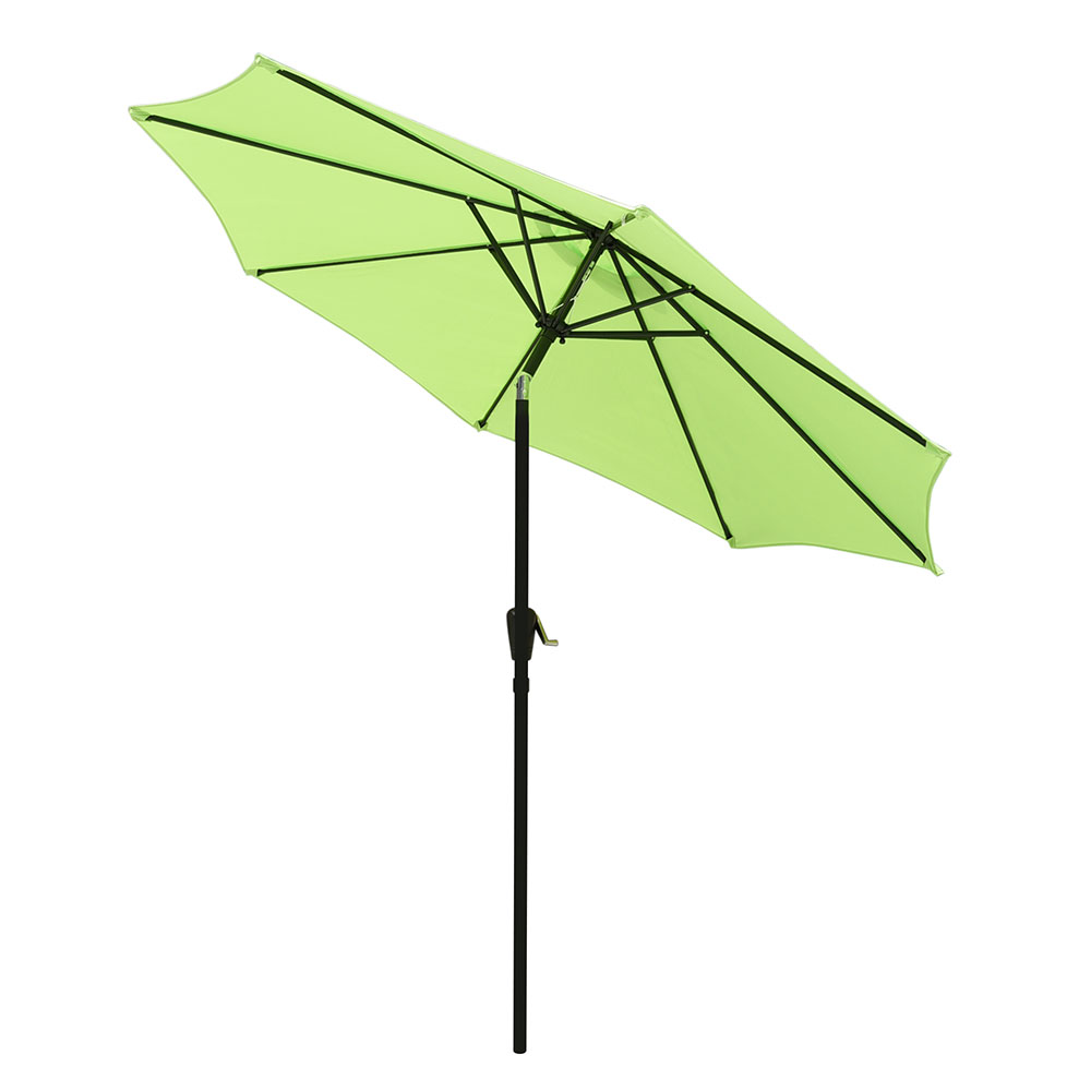 Outdoor Patio Umbrella Aluminum 8ft//9ft//10ft//13ft Common//LED Option Beach Garden