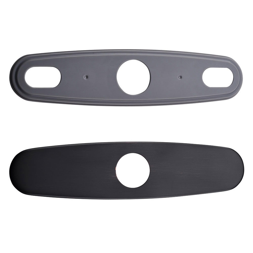 10in 6in Faucet Plate Hole Cover Tap Plate Stainless Steel