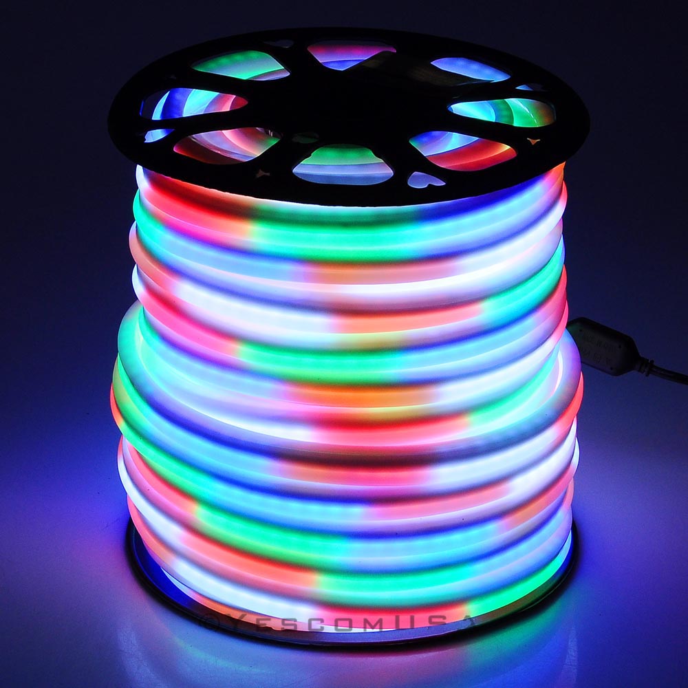 150' ft LED Neon Rope Light Flex Tube Sign Decorative Home Indoor