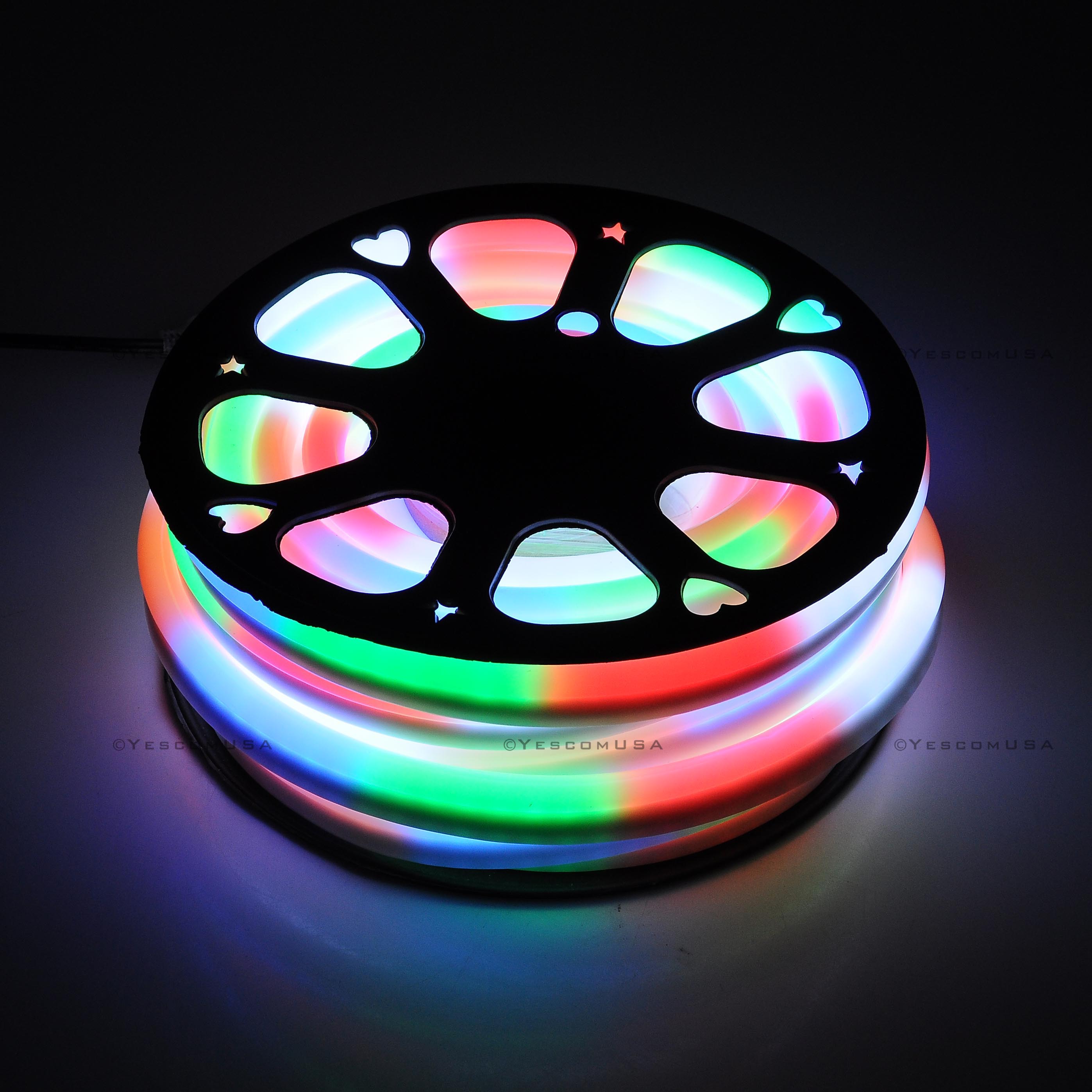 50ft led flex neon rope light in outdoor valentine xmas wedding