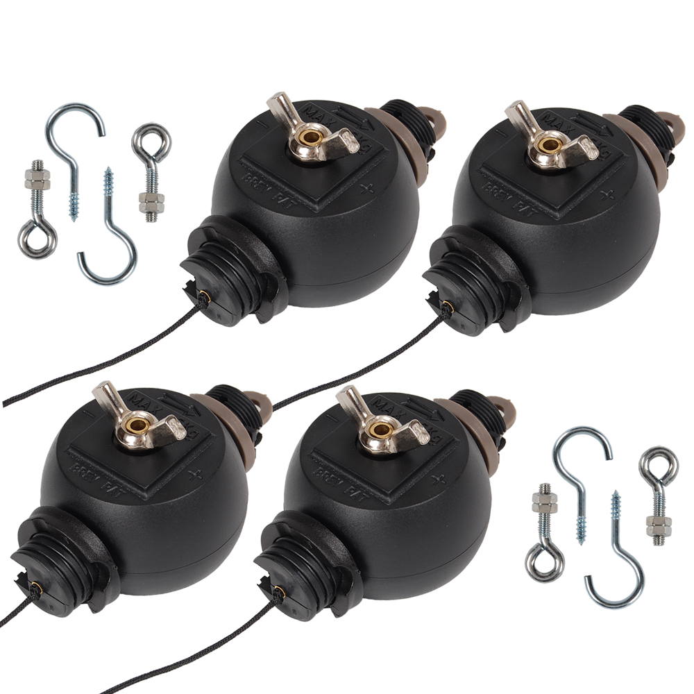 6 Pairs Yoyo Easy Roller Grow Light Reflector Adjustable Hanger