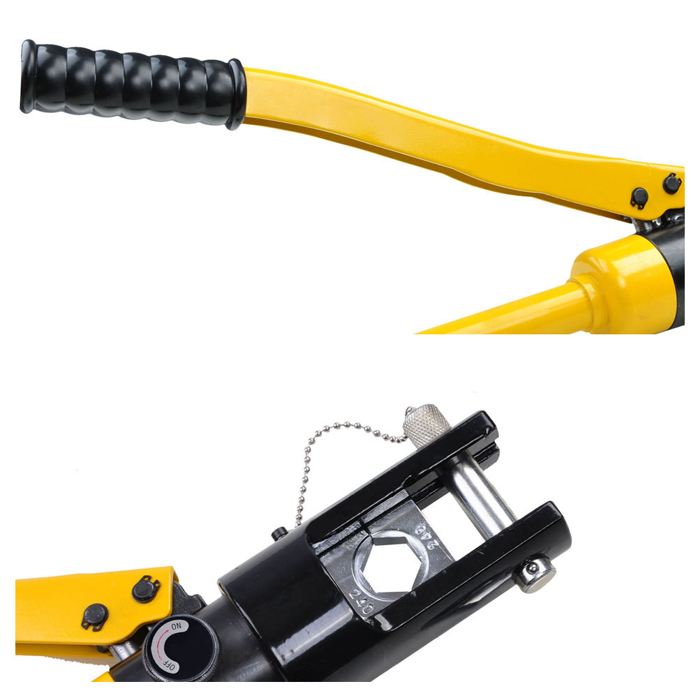 8/10/16 Ton Hydraulic Wire Battery Cable Lug Terminal Crimper Crimping