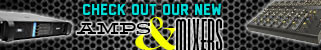 Power Mixers, Power Amplifiers, Low Profile Mixers!