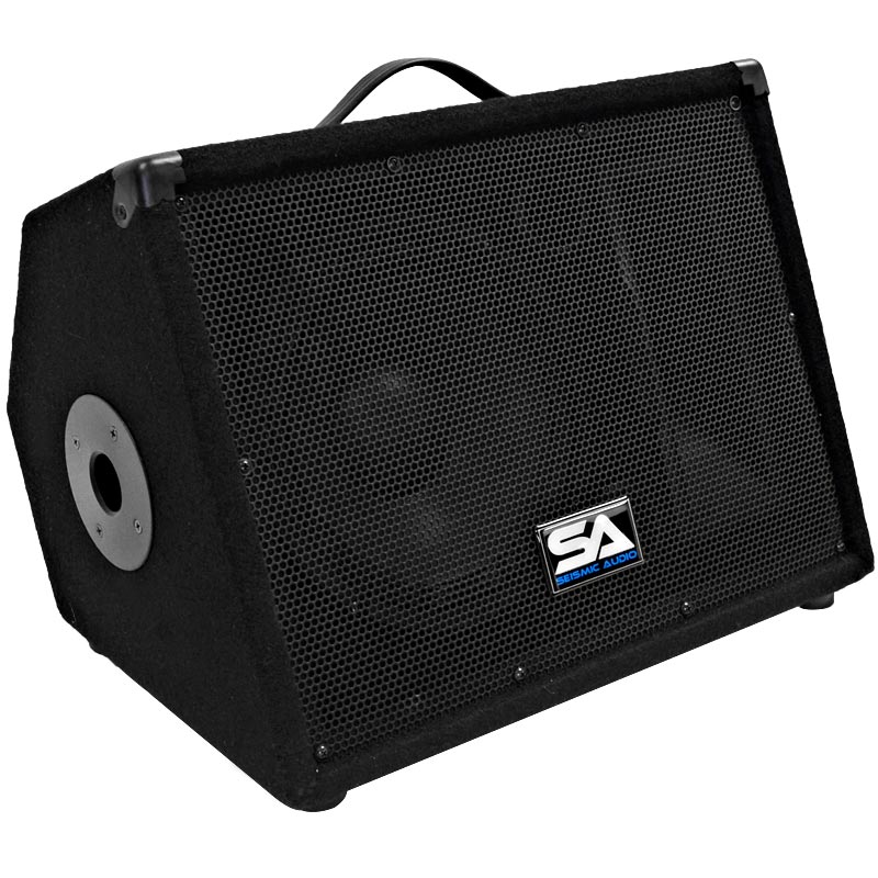 Seismic Audio NEW 10 Inch FLOOR MONITORS Studio Speakers PA/DJ Band