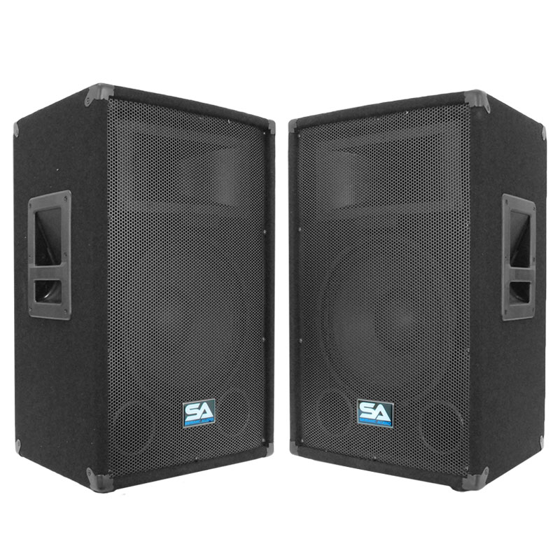 Seismic Audio PAIR AUDIO 12 Inch PA SPEAKERS Karaoke/Concert Speaker eBay