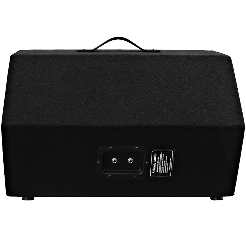 Seismic Audio PAIR 15" Floor Monitors Stage/Studio PRO PA/DJ Speakers