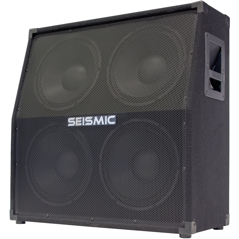 Seismic Audio SA-210 Bass Guitar Speaker Cabinet - 2x10", 400 Watts, 4 Ohm, PA/DJ Ready