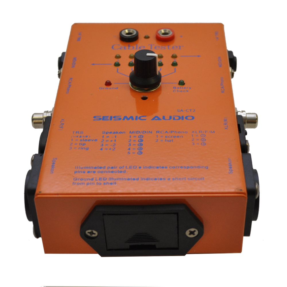 Seismic Audio CABLE TESTER Test XLR, Speakon, 1/4" TRS/TS, MIDI, RCA eBay