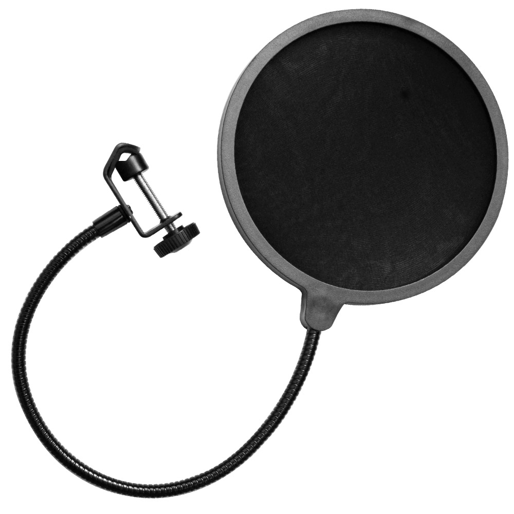 Seismic Audio Flexible Microphone Wind Screen Studio Mic Pop Filter