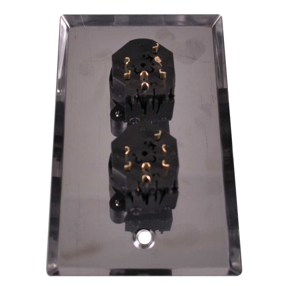 Stainless Steel Wall Plate Dual 1/4 Inch and XLR Combo Jacks eBay