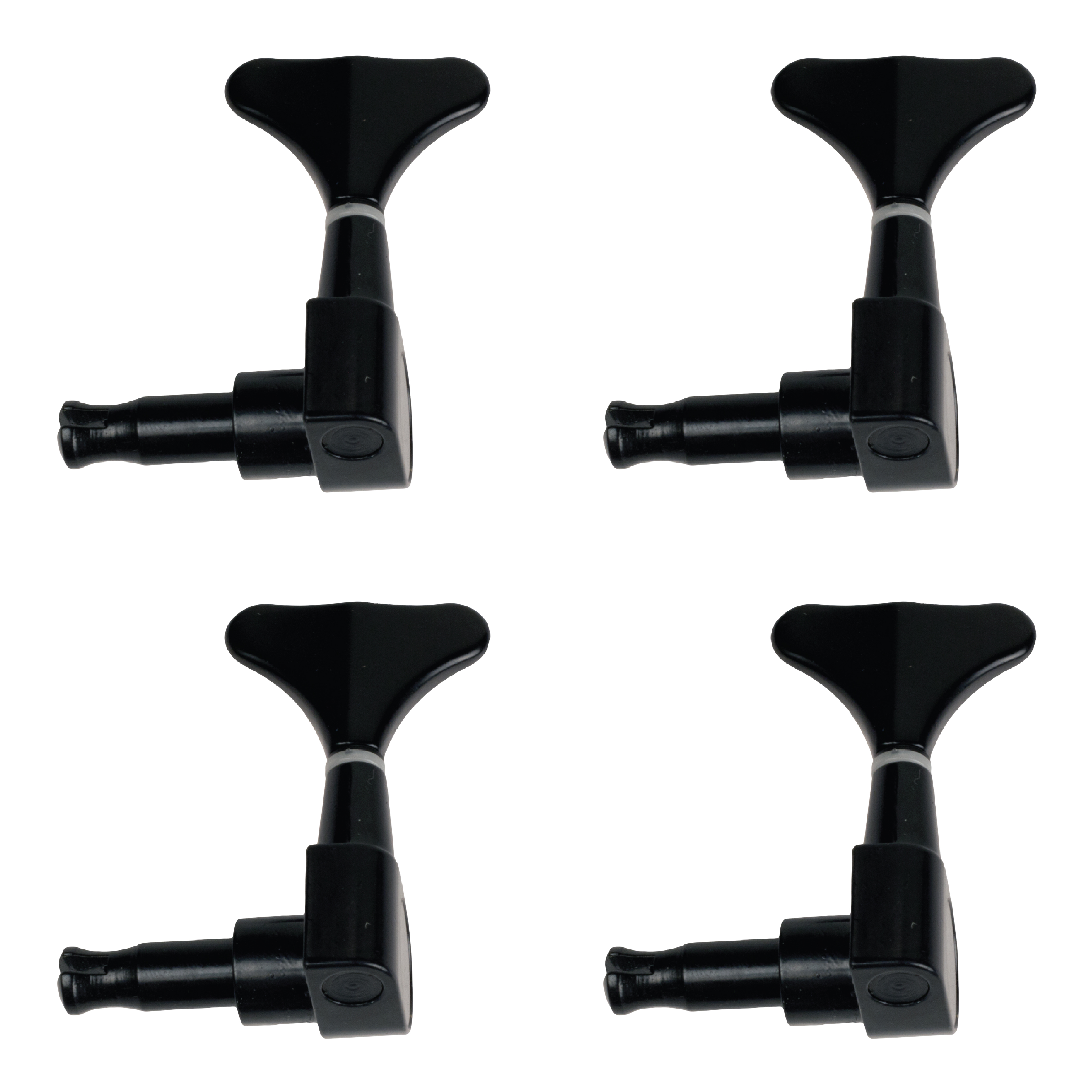 Set of 4 Universal Black 2x2 Tuners 2x2 Bass Guitar Machine Heads Tuning Keys eBay