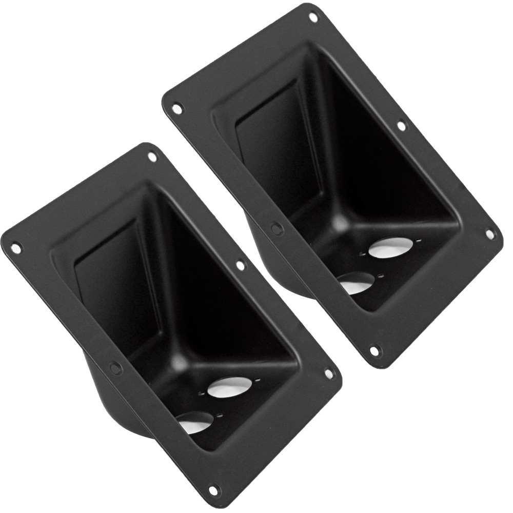 Pair of Recessed Jack Plate for PA/DJ Speaker Series D