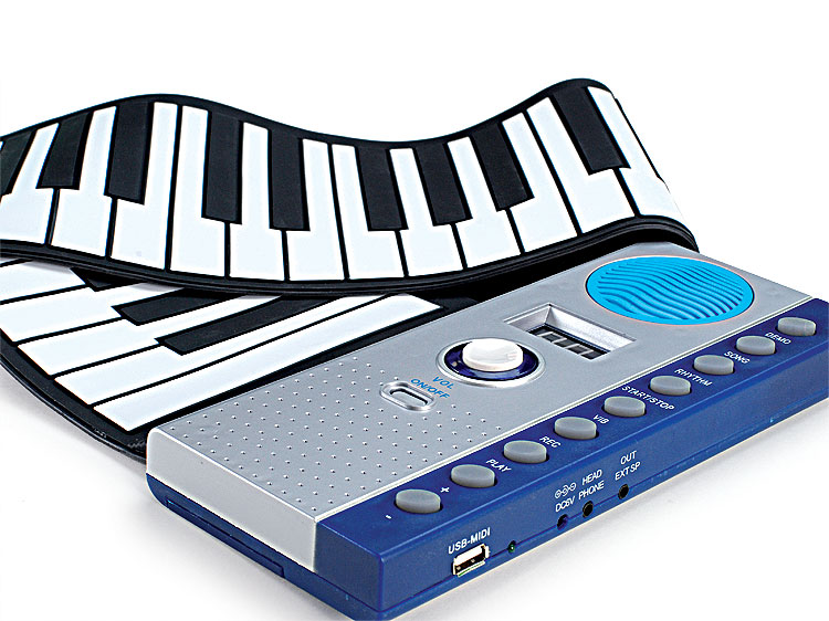 MIDI Soft Electronic Roll-up Music Keyboard Piano