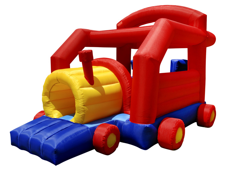 Choo Choo Train Bounce House Inflatable Bouncer Slide Moonwalk Jumper