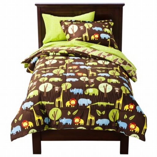 Circo Full Bed in Bag Wild Safari Jungle Animal Comforter Set Sheets